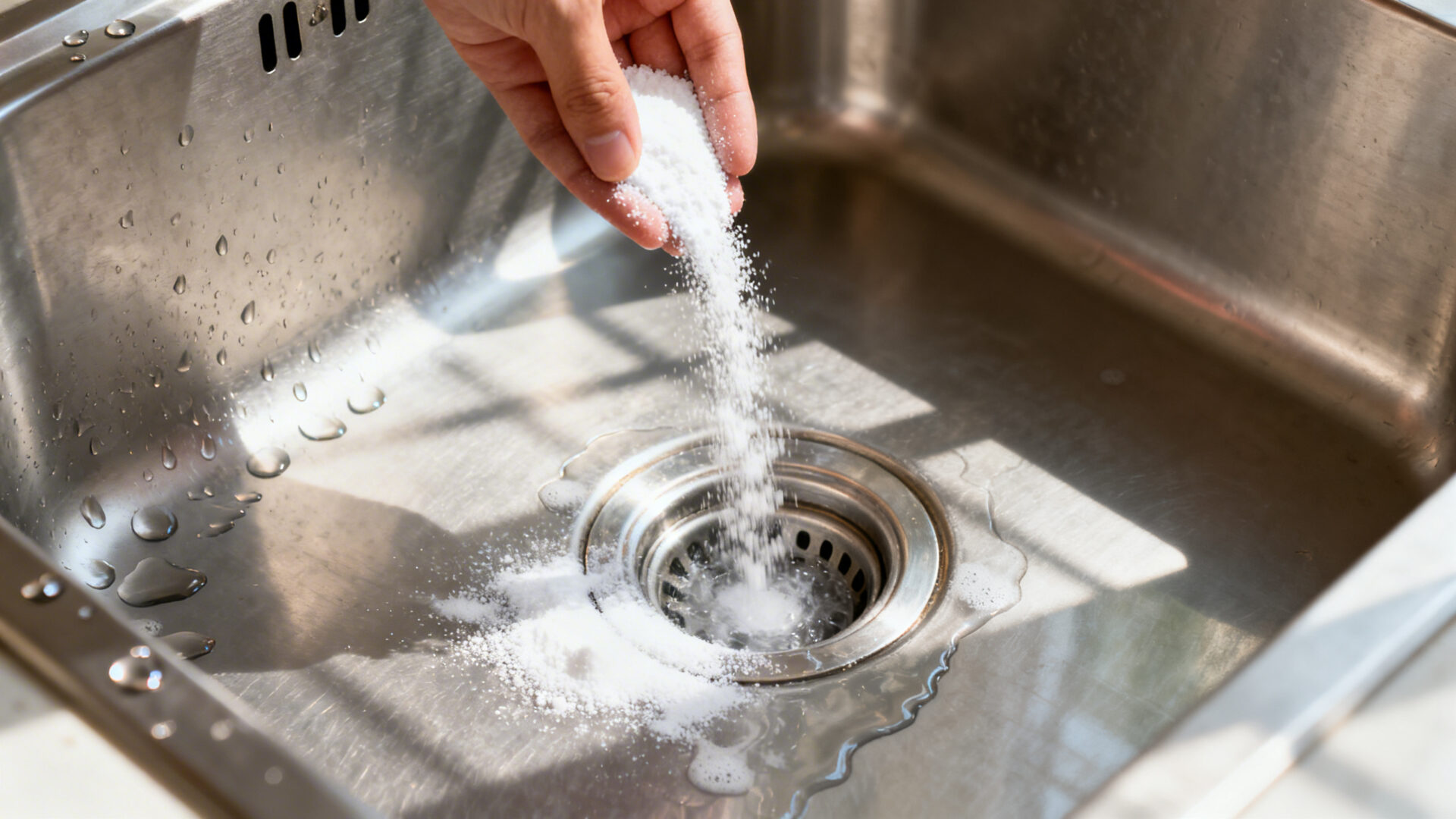 Pourquoi déboucher un évier au bicarbonate est la meilleure solution maison