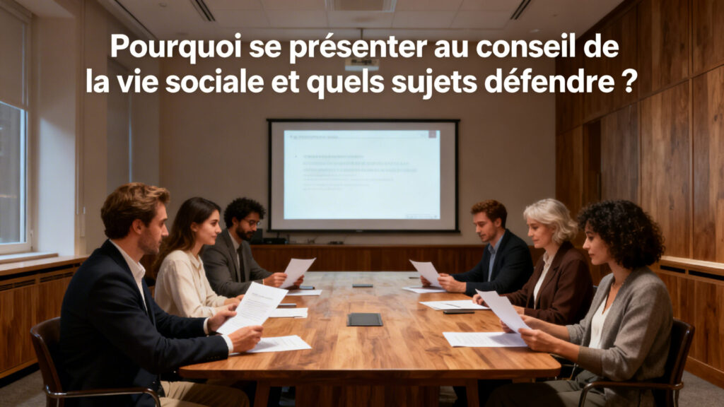 Pourquoi se présenter au conseil de la vie sociale et quels sujets défendre ? 